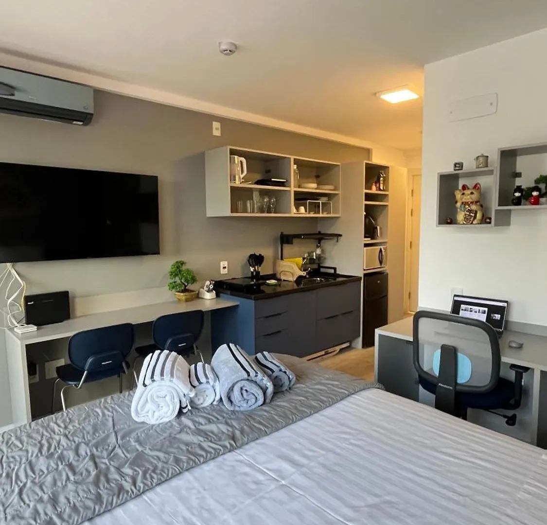 Flat Vila Madalena - 2 Min Do Metro Sao Paulo Apartment